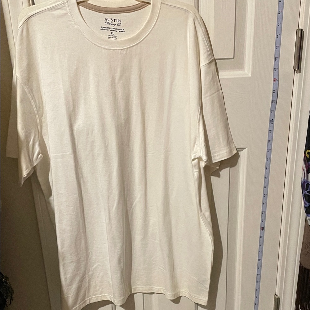Austin Clothing Co. Cream Short Sleeve Tee